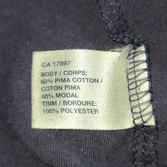 Gap navy ruffled, sleeveless t-shirt - Picture 5 of 5